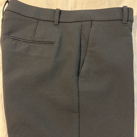 Ann Taylor lined black pants with 3 button detail on both legs. - Picture 3 of 5